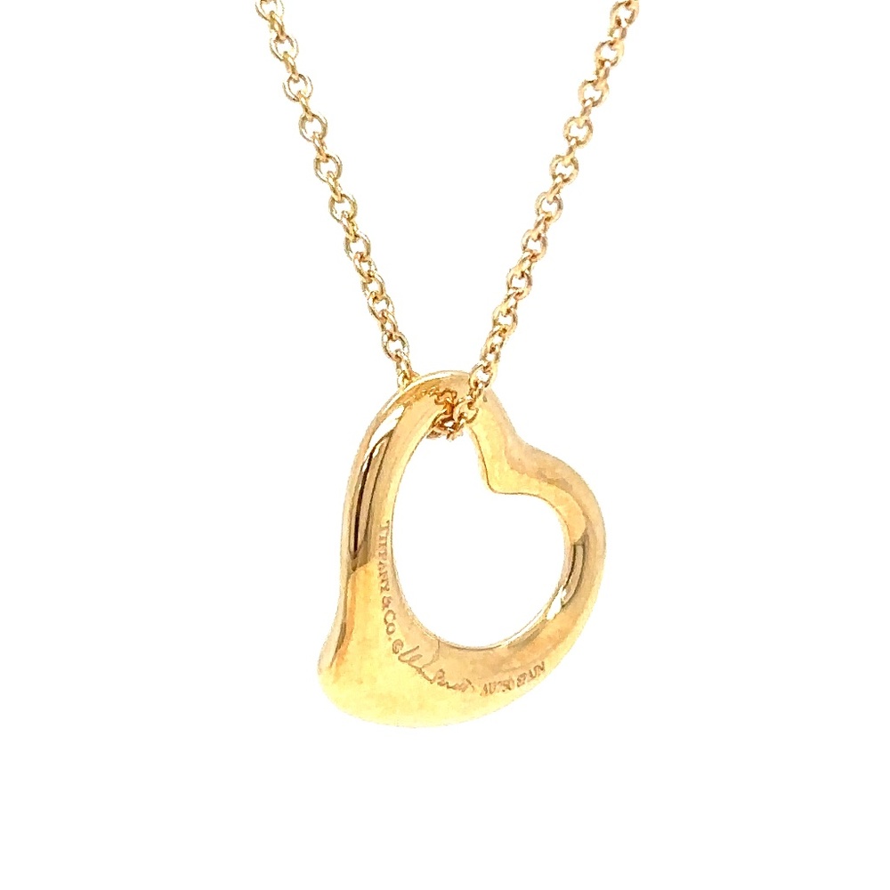 Tiffany & Co Open Heart Pendant - Picture 3 of 9